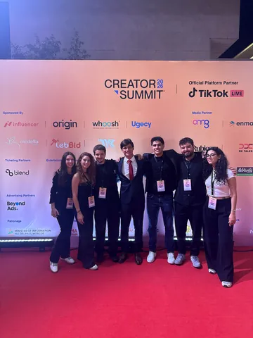Beyond Ads team at Creator Summit